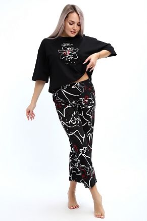 Женский костюм 29020 / черный