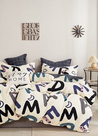 Постельное белье сатин элит на молнии / Загадка