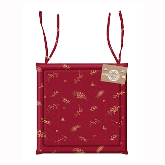 Подушка для стула "Самойловский Текстиль" 40/40 / Кларет