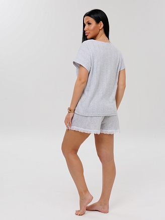 Женская пижама П-115(Риб) / Меланж