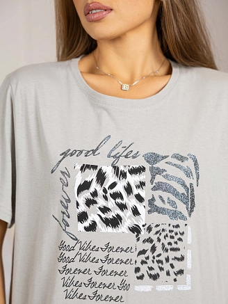 Женский костюм мод.1863/1 / Серый