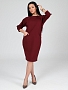 Женское платье Вокал / бордовый