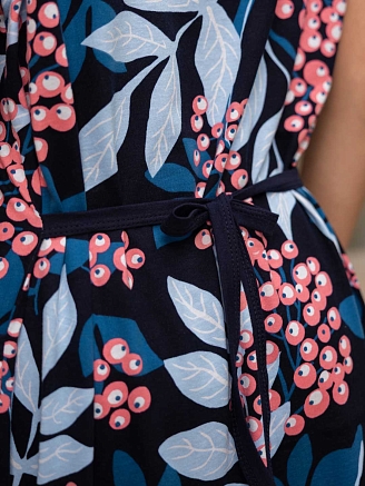 Женский халат мод.1472/12 / Черный