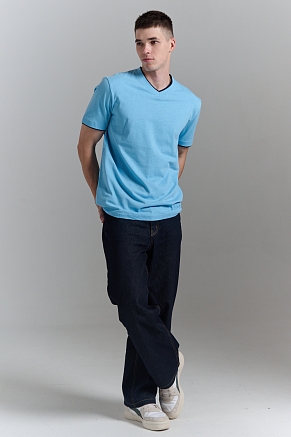 Футболка мужская 14490 / светло-голубой