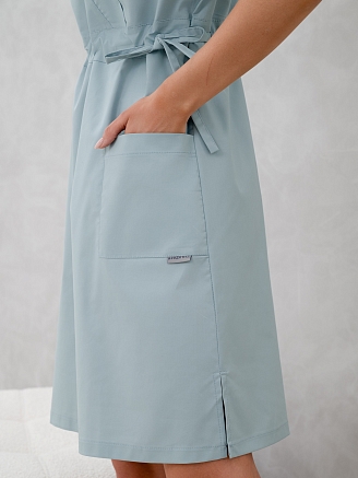 Халат-платье медицинское женское М-503-4306 Элит-145/Стрейч