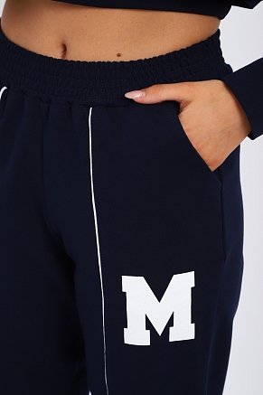 Женский костюм с брюками 74720 / синий