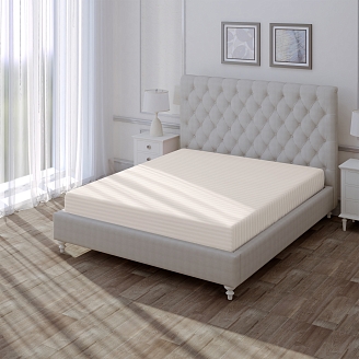 Простыня на резинке "Verossa" Stripe / Antique White