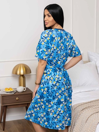 Женский халат мод.1781/8 / Синий