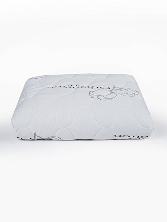 Наматрасник стеганый с бортом Коттон/Cotton / 200 гр/м2