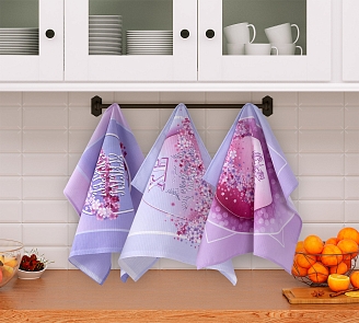 Набор вафельных полотенец 3 шт. / Пасха 1