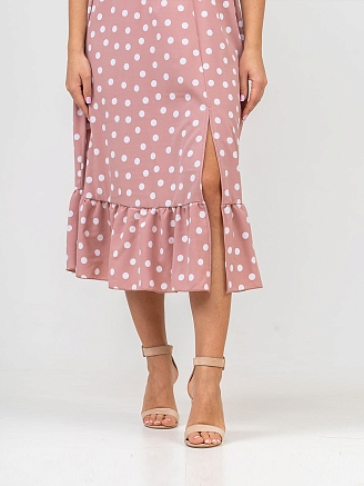 Женское платье мод.1382/1 / Розовый