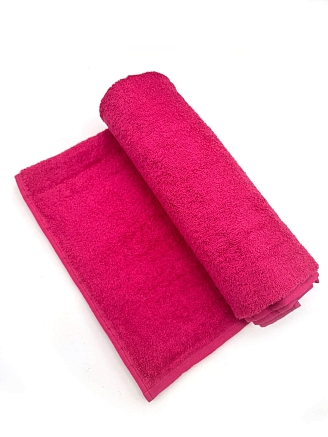 Полотенце махровое Туркмения без бордюра / Малина (raspberry wine) 400 гр/м2