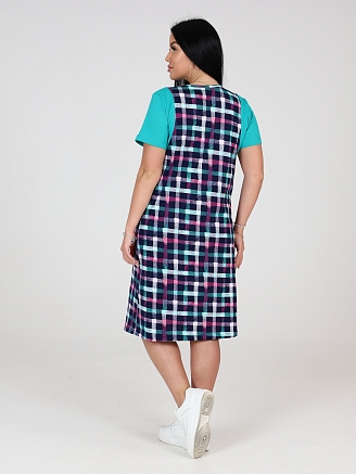 Женское платье Страйк ПлК-52 / Зеленый фон