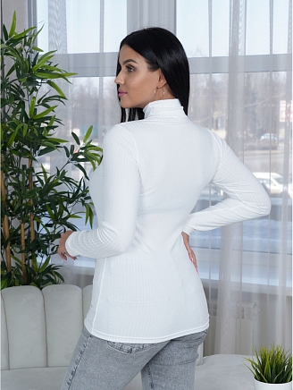 Женская водолазка Вивея / Белый