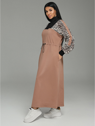 Женское платье Луиза / Кофе