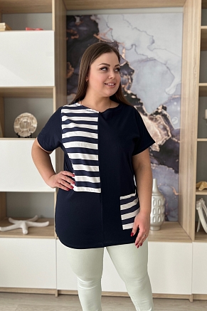 Женская туника 9116 / темно-синий