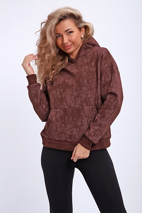 Толстовка женская 29019 / коричневый