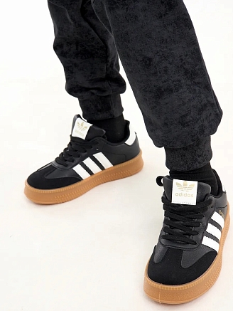 Детские брюки "Конструктор" / Черный винтаж