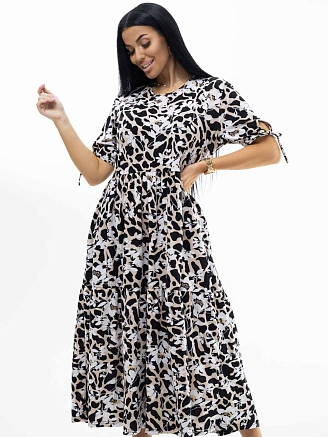 Женское платье мод.1872/9 / Бежевый