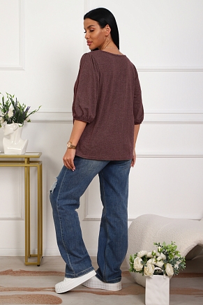 Женская туника 29541 / бордо