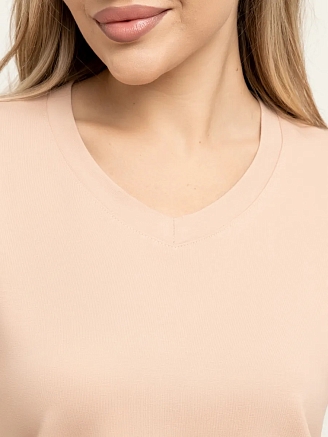 Женская футболка "Милана" / Бежевый арт. к1284бж