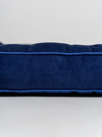 Подушка на стул с бортом / Синий