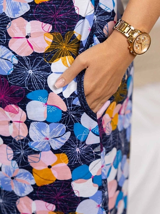 Женский халат мод.2019/3 / Синий