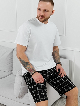 Мужские шорты Тор-2.1 / клетка линеарная