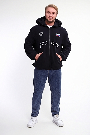 Мужской худи 36990 / черный