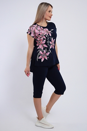 Женский костюм Азалия 497 / Темно-синий