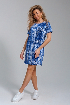 Женская туника 36950 / синий