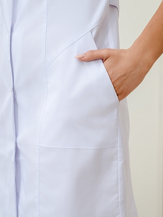 Халат медицинский женский М-06-0 Вискоза/Стрейч