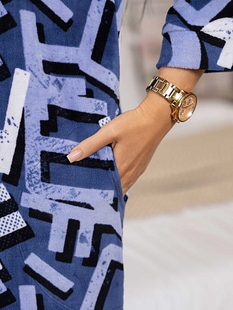 Женский халат мод.1922/4 / Синий