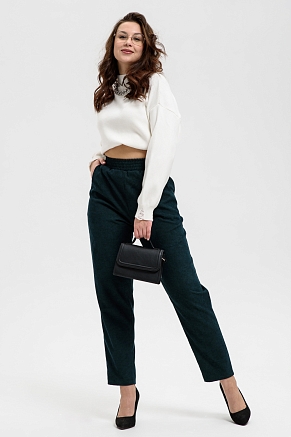 Женские брюки 32809 / темно-зеленый