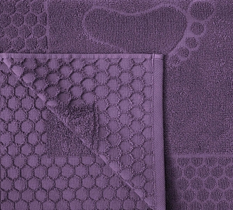 Полотенце-коврик махровый Ножки / сирень