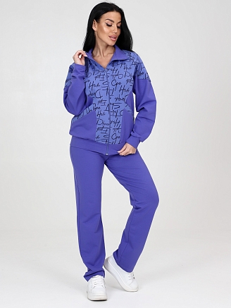 Женский костюм футер ЛЮКС КФ-215 / Вери пери