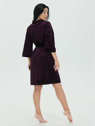 Женский халат Ирма / Баклажан