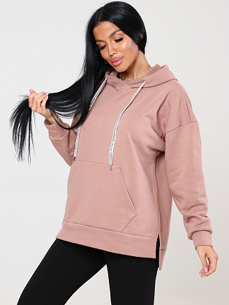 Женское худи ОВЕРСАЙЗ ХФ-75 / Визон