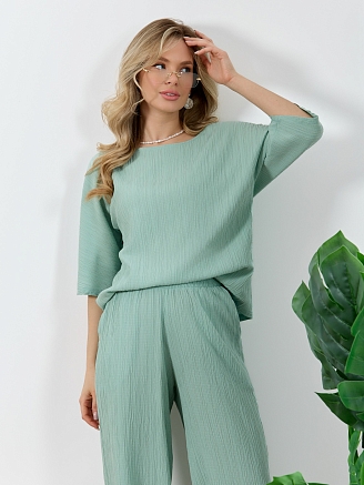 Женская блузка Сиеста-6 / светло-зеленый