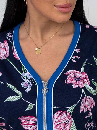 Женский халат мод.1553/2 / Синий