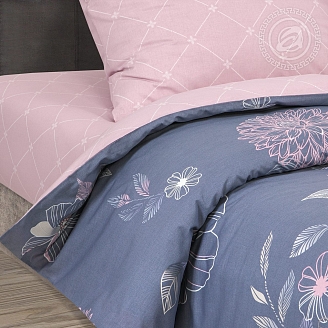 Постельное бельё поплин De Luxe Эвелина