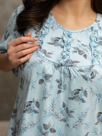 Женская сорочка мод.1092/27 / Голубой