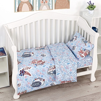 Постельное белье в кроватку поплин арт.922 Лучик