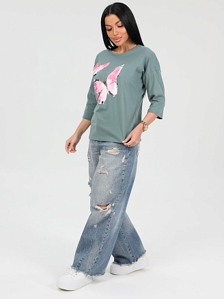 Женская футболка Палинур / хаки