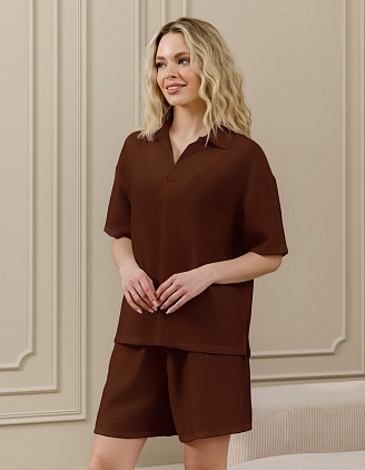 Женские шорты Ясмина-5 / коричневый