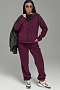 Женский костюм с брюками 74718 / бордовый
