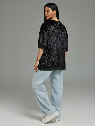 Женская футболка Андреа / Черный