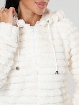 Женская толстовка ПОЛОСА КВФ-27 / Молоко