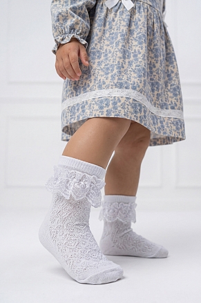 Детские носки стандарт Неженка / белый