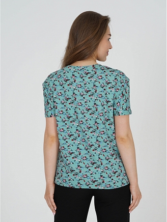 Женская футболка Атланта / Ментол